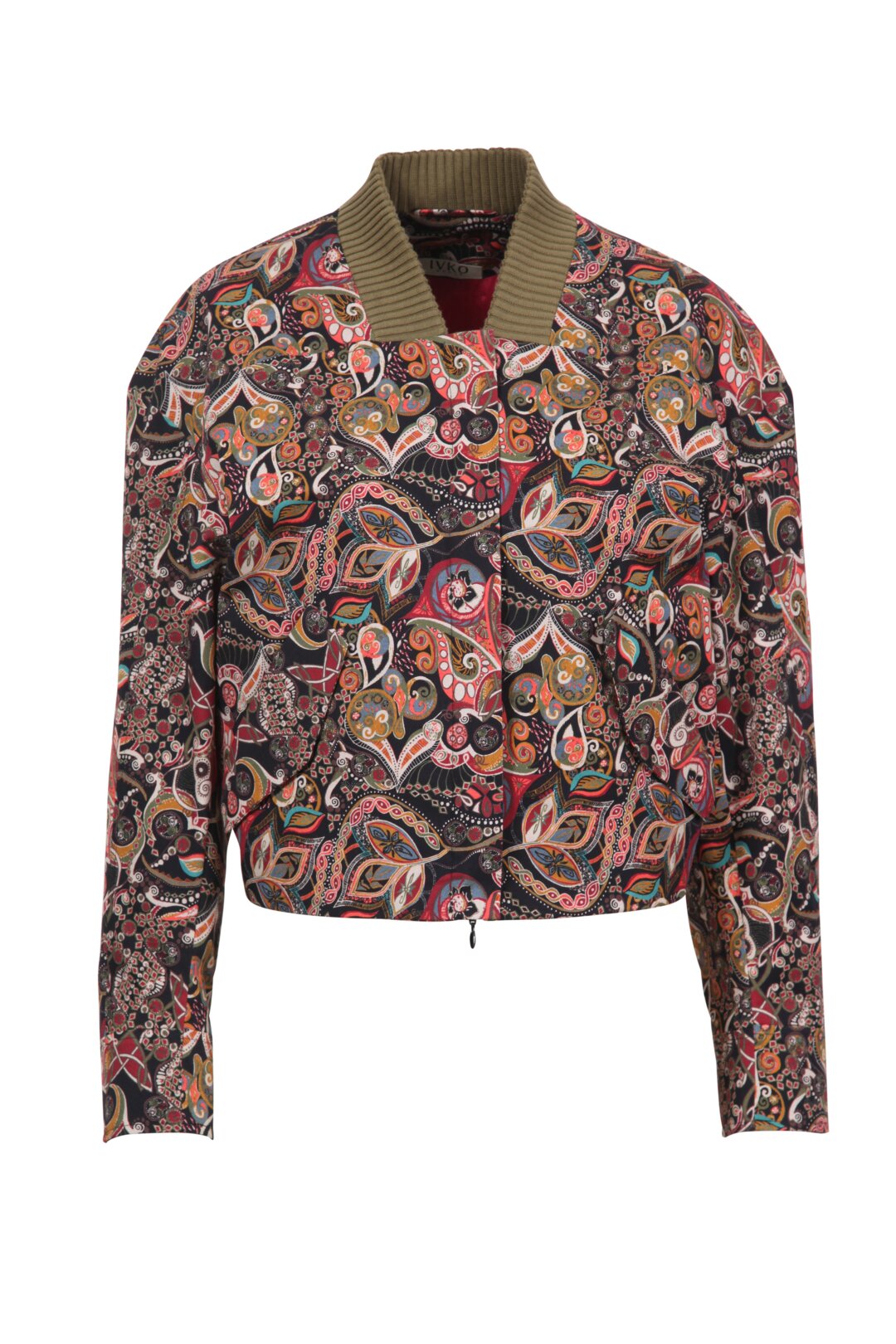 Bomber Jacket, Floral Pattern Print