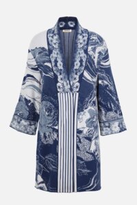 Coat, Floral Pattern