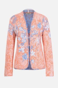 Jacquard Jacket, Floral Pattern