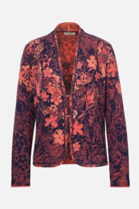 Jacquard Jacket, Floral Pattern