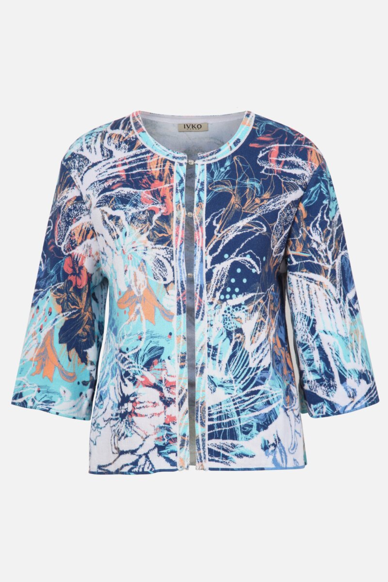 Printed Cardigan