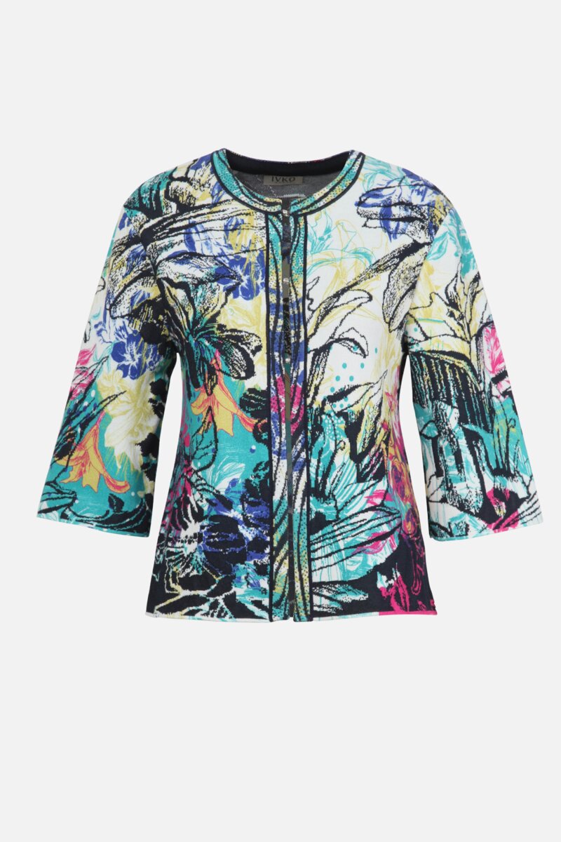 Printed Cardigan