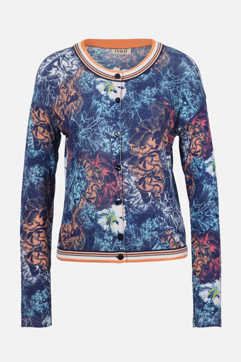 Printed Cardigan