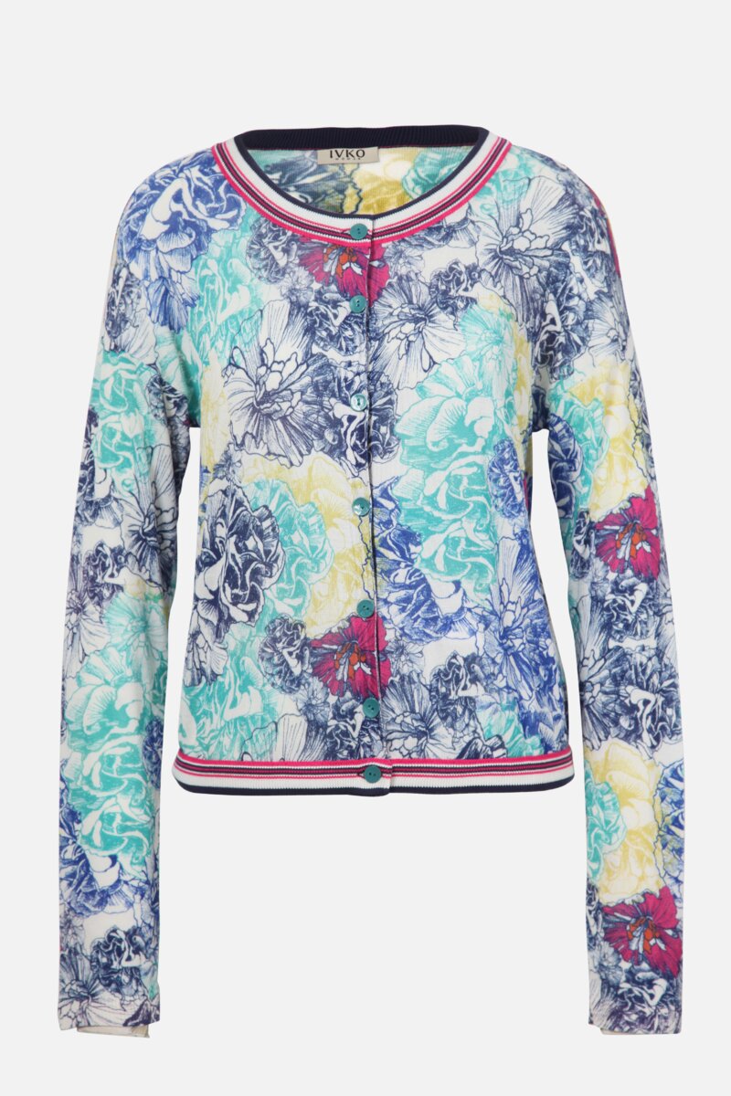 Printed Cardigan