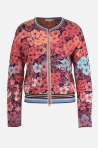 Cardigan, Floral Pattern