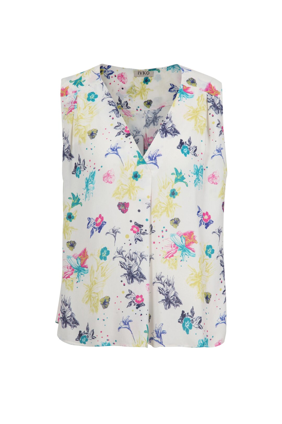 Bluse in floralem Muster