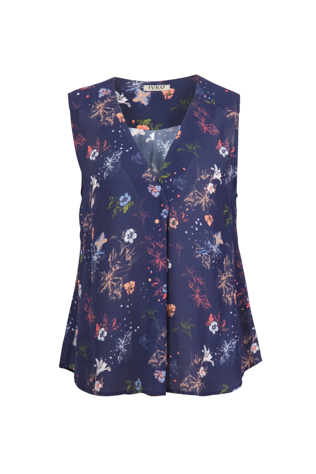Bluse in floralem Muster