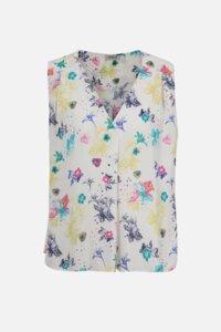 Bluse in floralem Muster