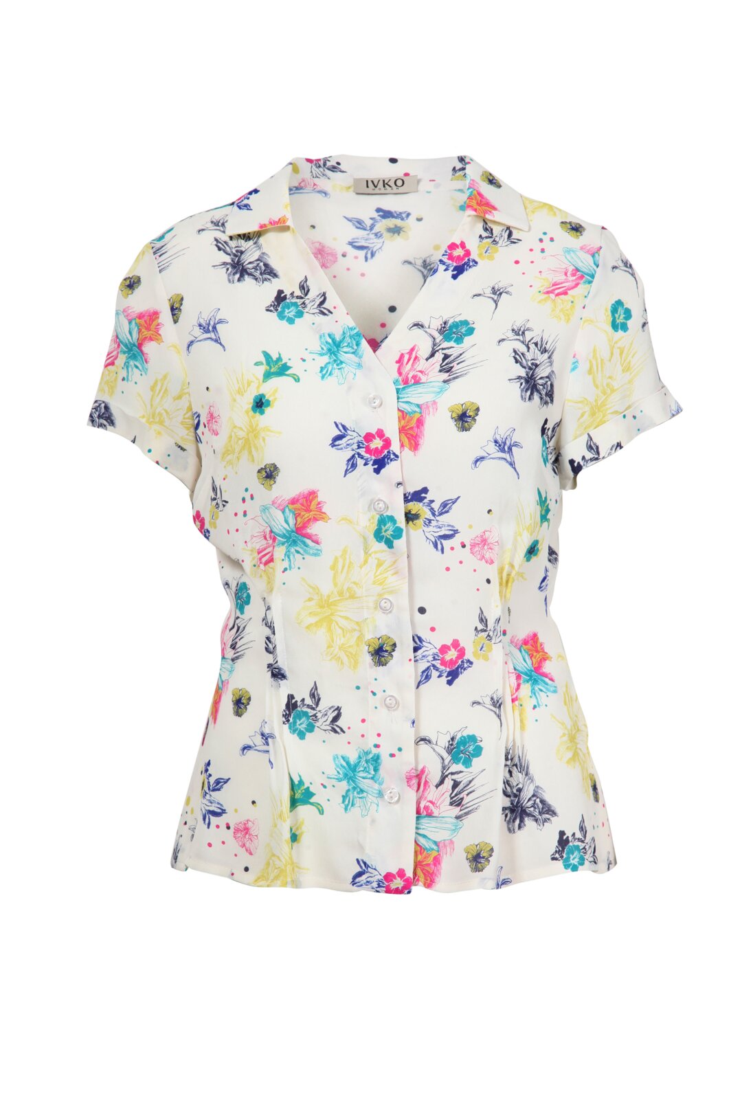 Shirt in floralem Muster