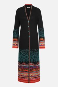 Coat, Intarsia Pattern