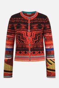 Cardigan, Geometric Pattern