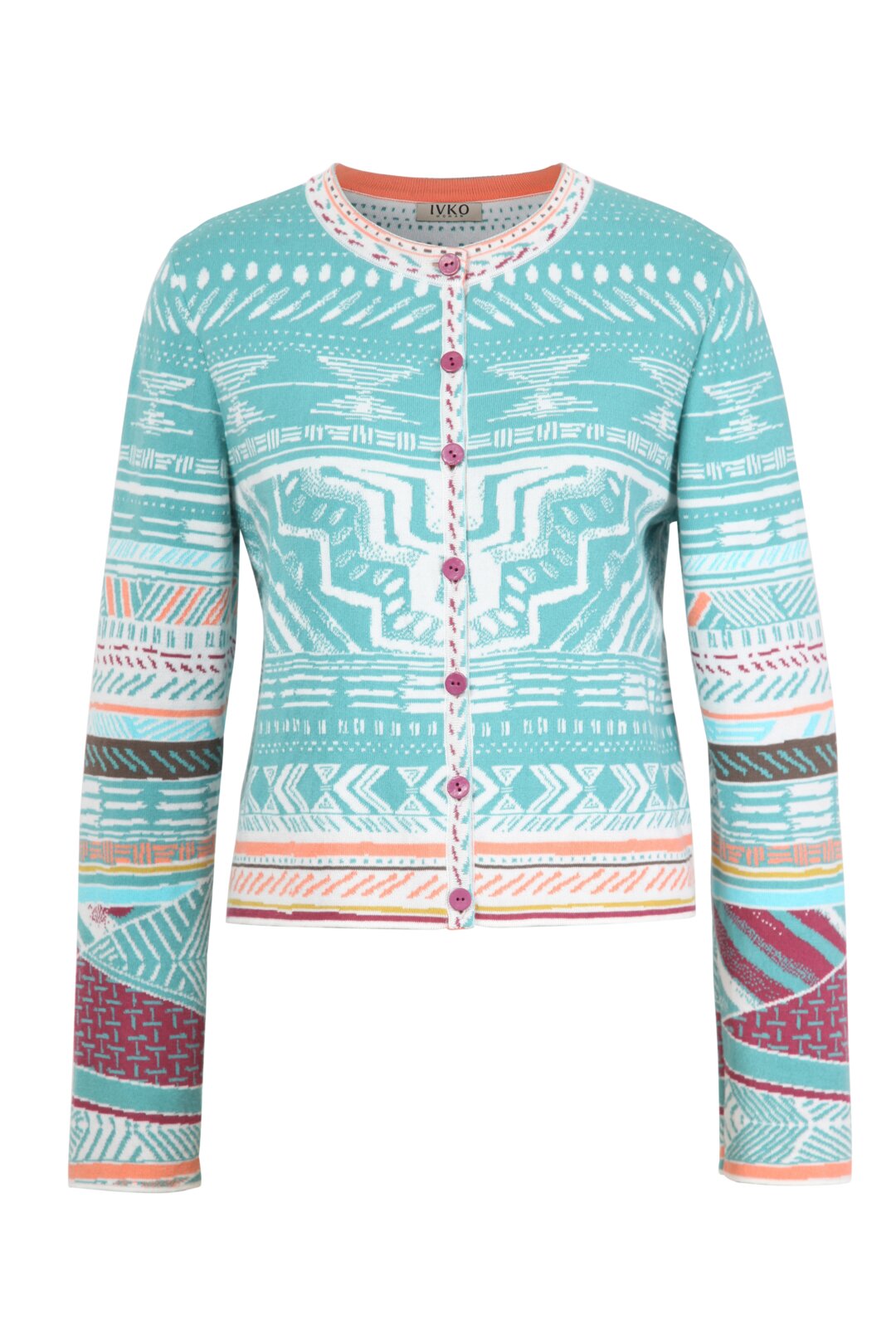 Cardigan, Geometric Pattern