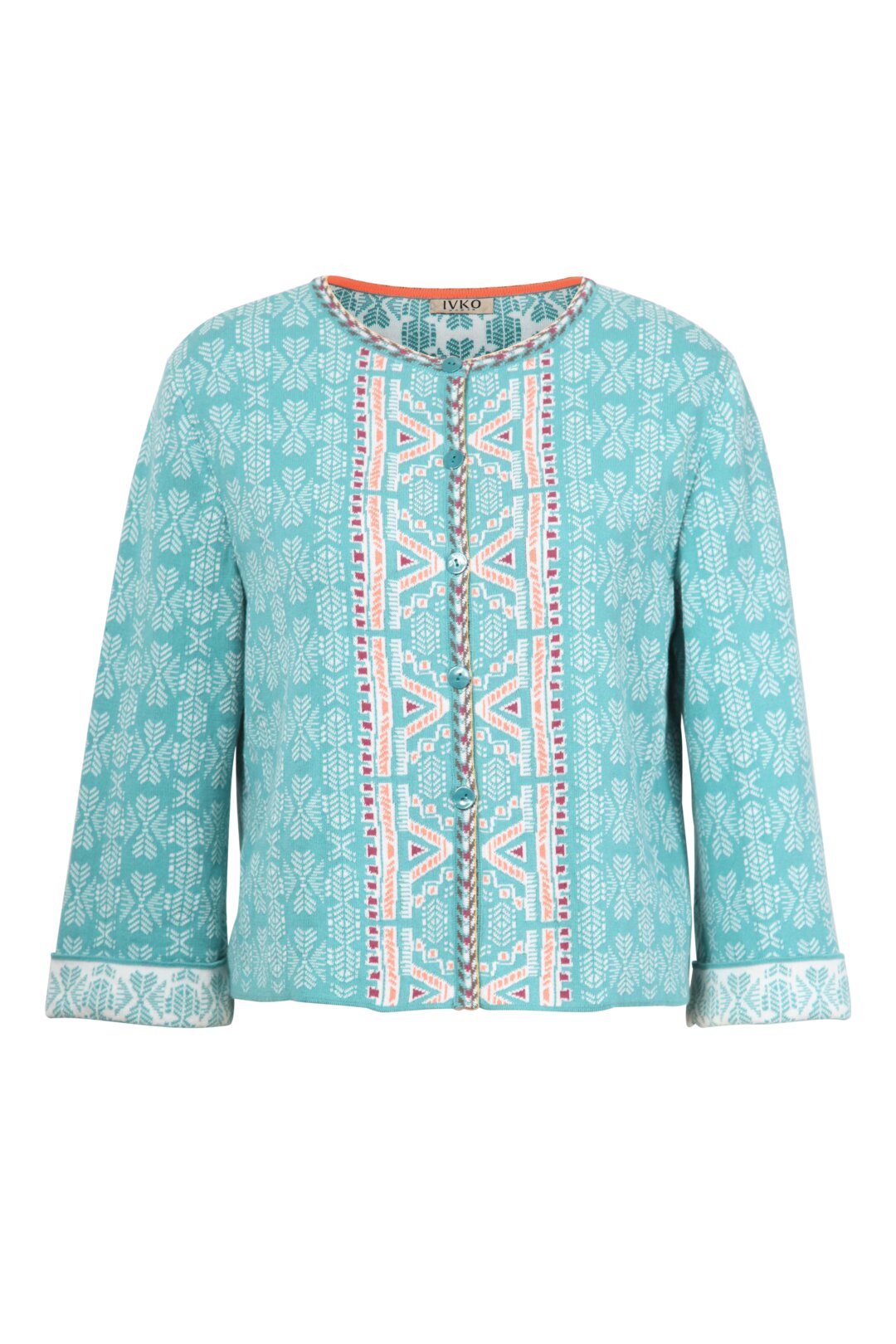 Cardigan, Geometric Pattern