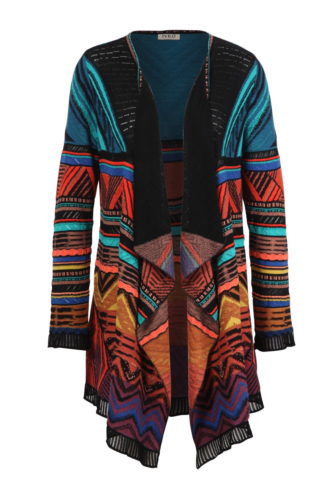Cardigan, Geometric Pattern