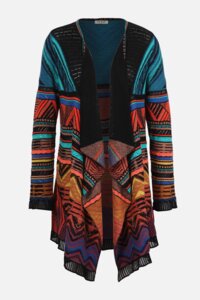 Cardigan, Geometric Pattern