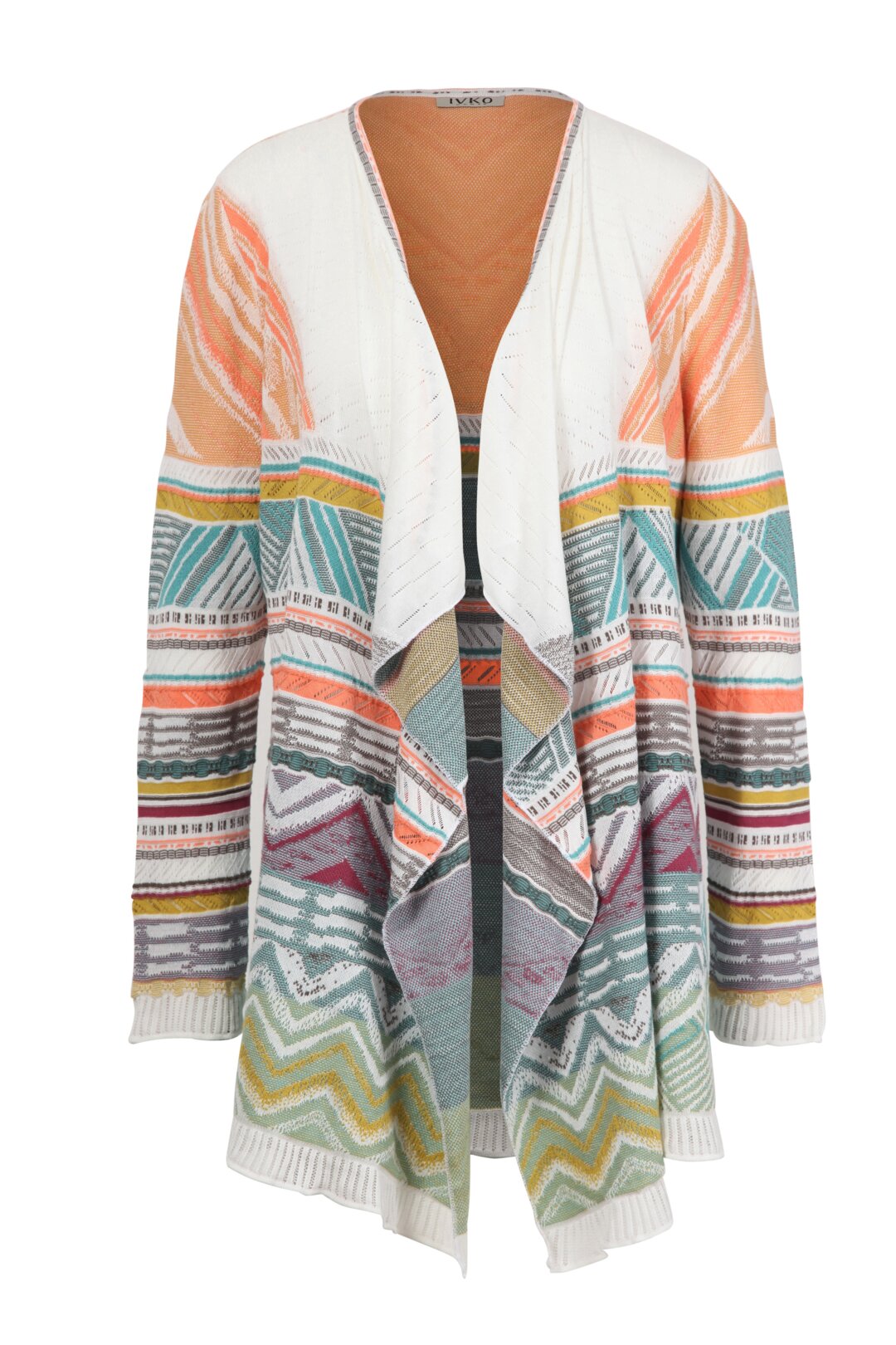 Cardigan, Geometric Pattern