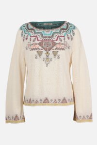 Pullover mit Intarsienmuster