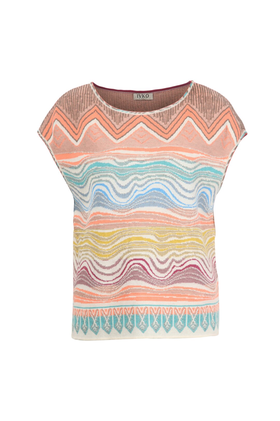 Pullover, Geometric Pattern
