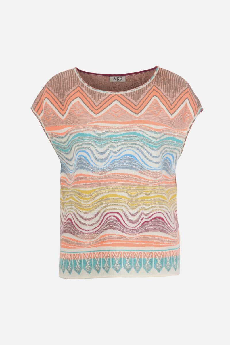 Pullover, Geometric Pattern