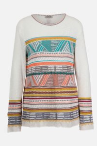 Pullover, Geometric Pattern