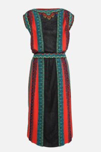 Dress, Intarsia Pattern