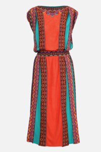 Dress, Intarsia Pattern