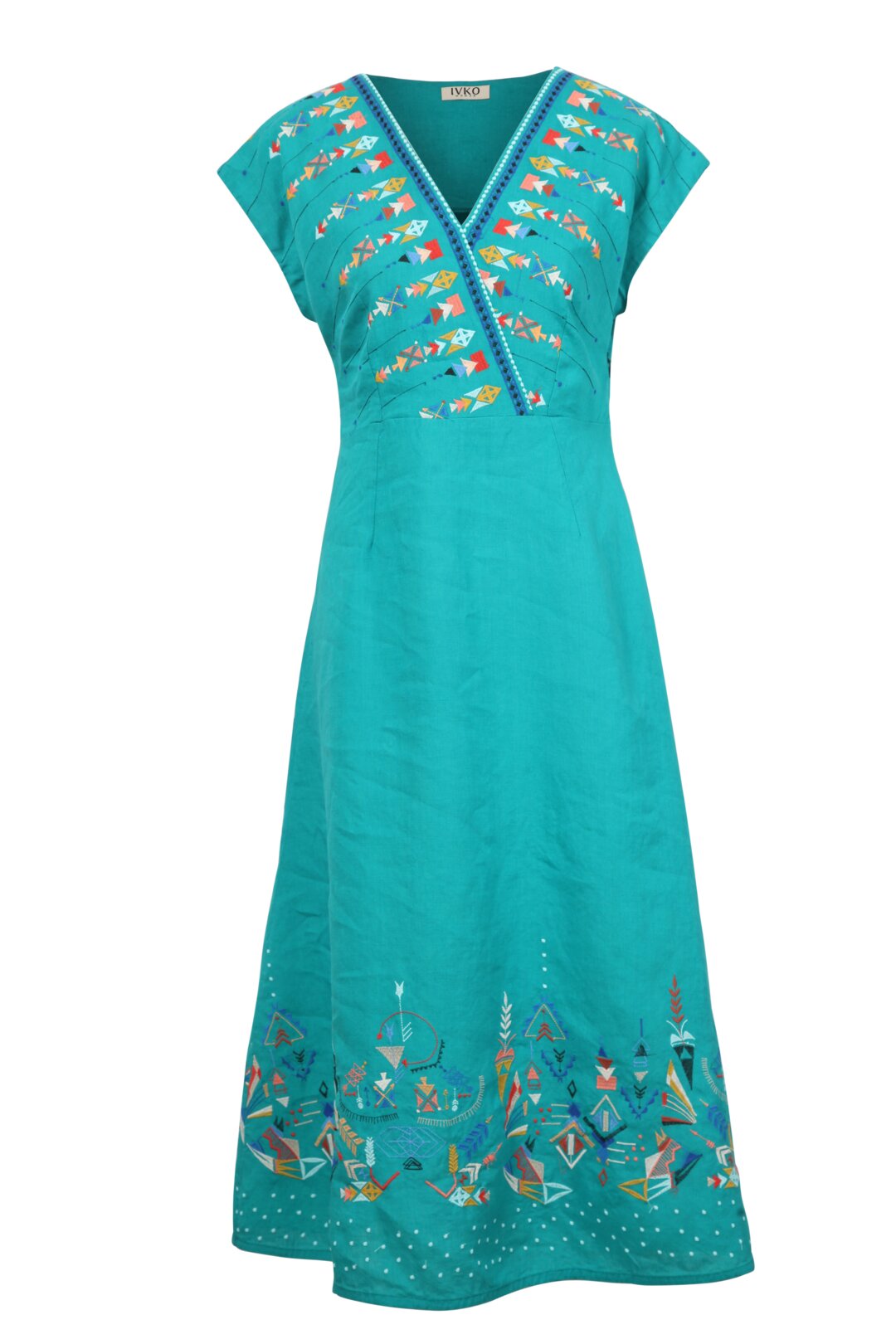 Dress, With Embroidery