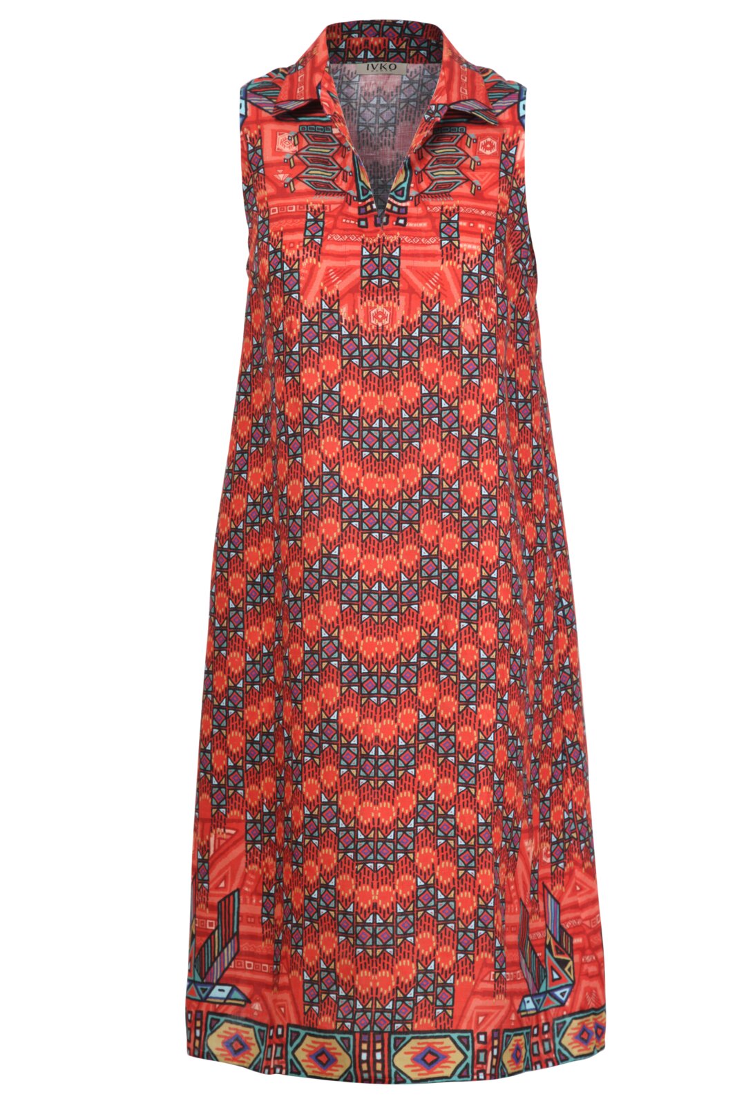 Dress With Geometric Print