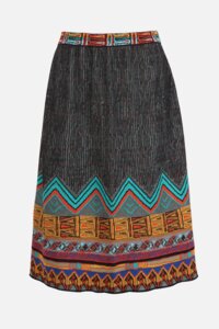 Skirt, Geometric Pattern