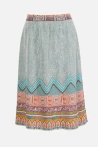 Skirt, Geometric Pattern