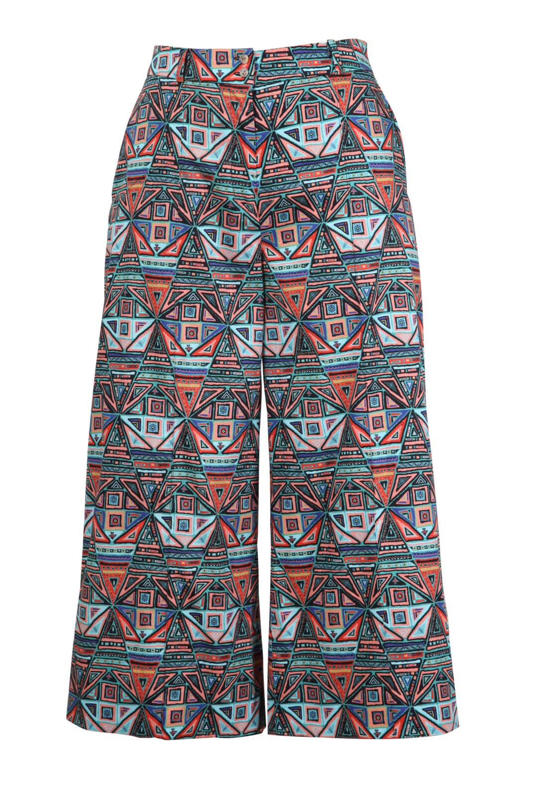 Pants, Geometric Pattern