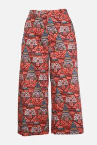Pants, Geometric Pattern