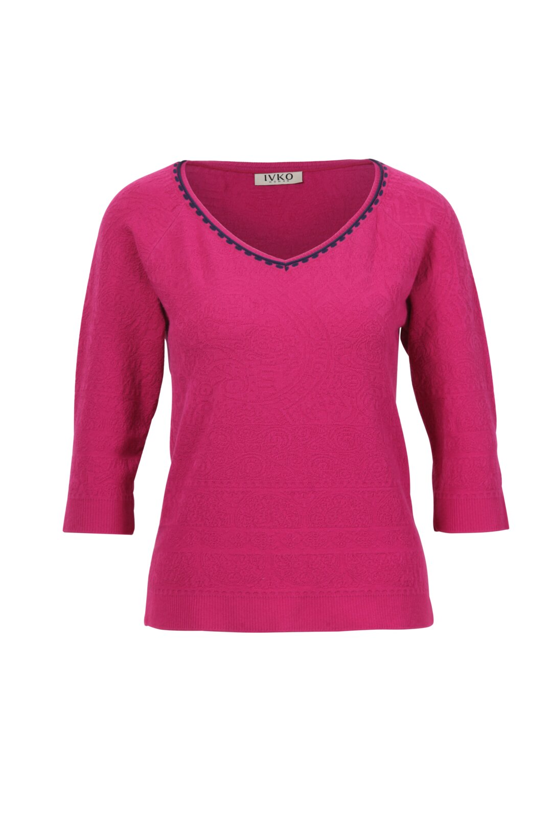 Pullover mit Strukturmuster