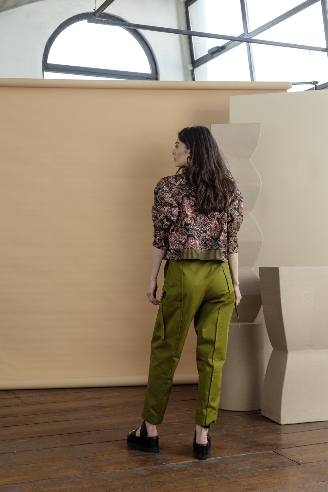 Bomber Jacket, Floral Pattern Print
