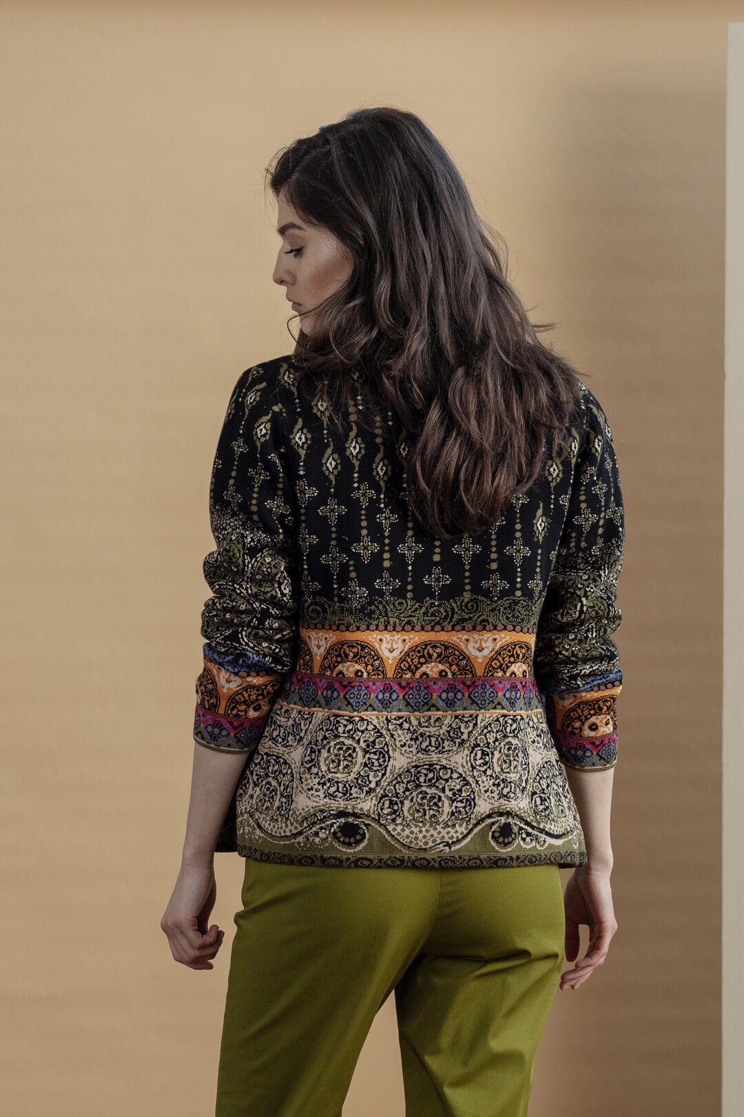 Jacket, Jacquard Pattern