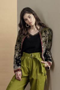 Jacket, Jacquard Pattern