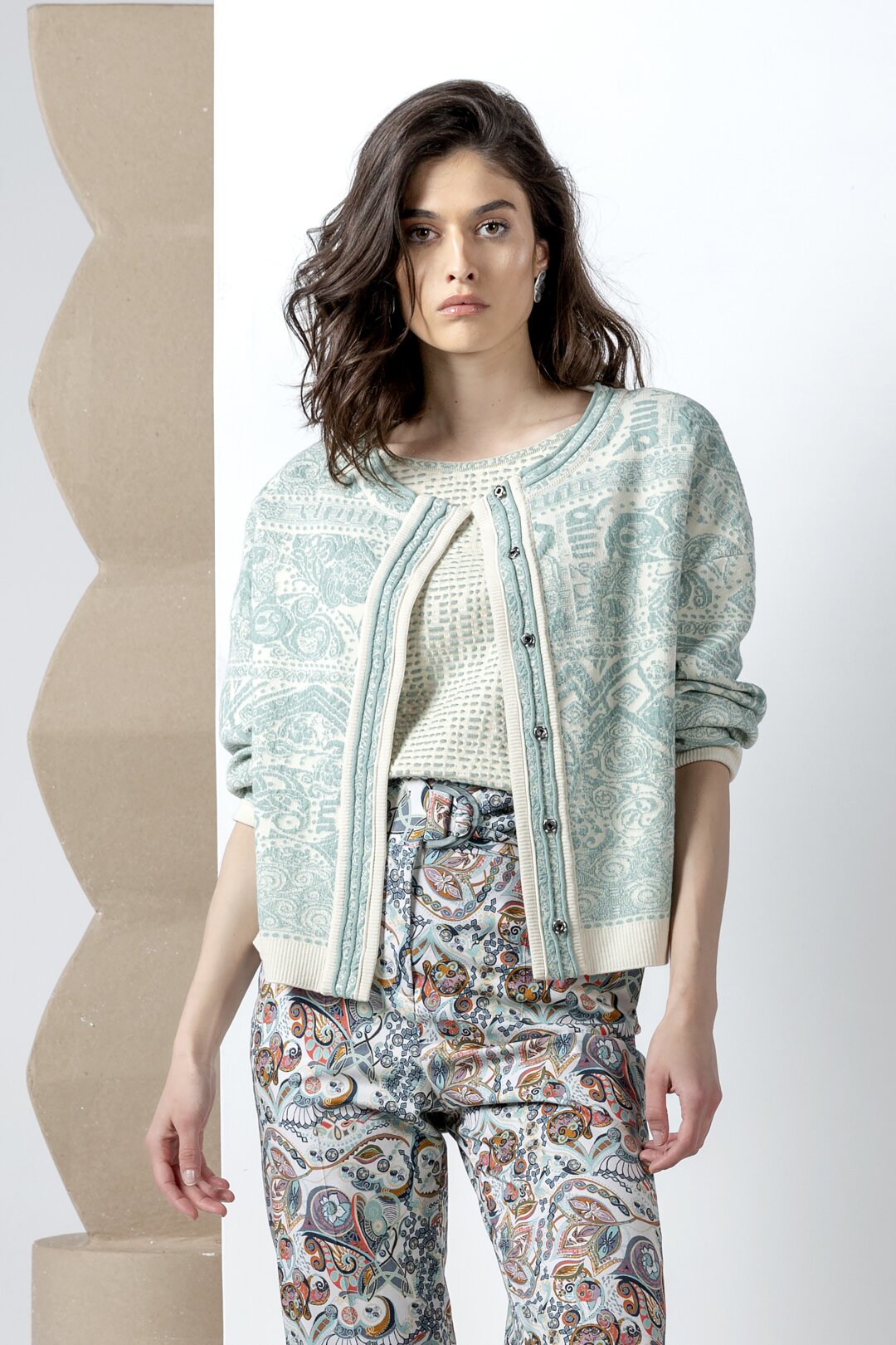 Field Jacket, Jacquard Pattern