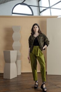 Field Jacket, Jacquard Pattern
