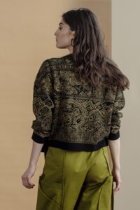 Field Jacket, Jacquard Pattern