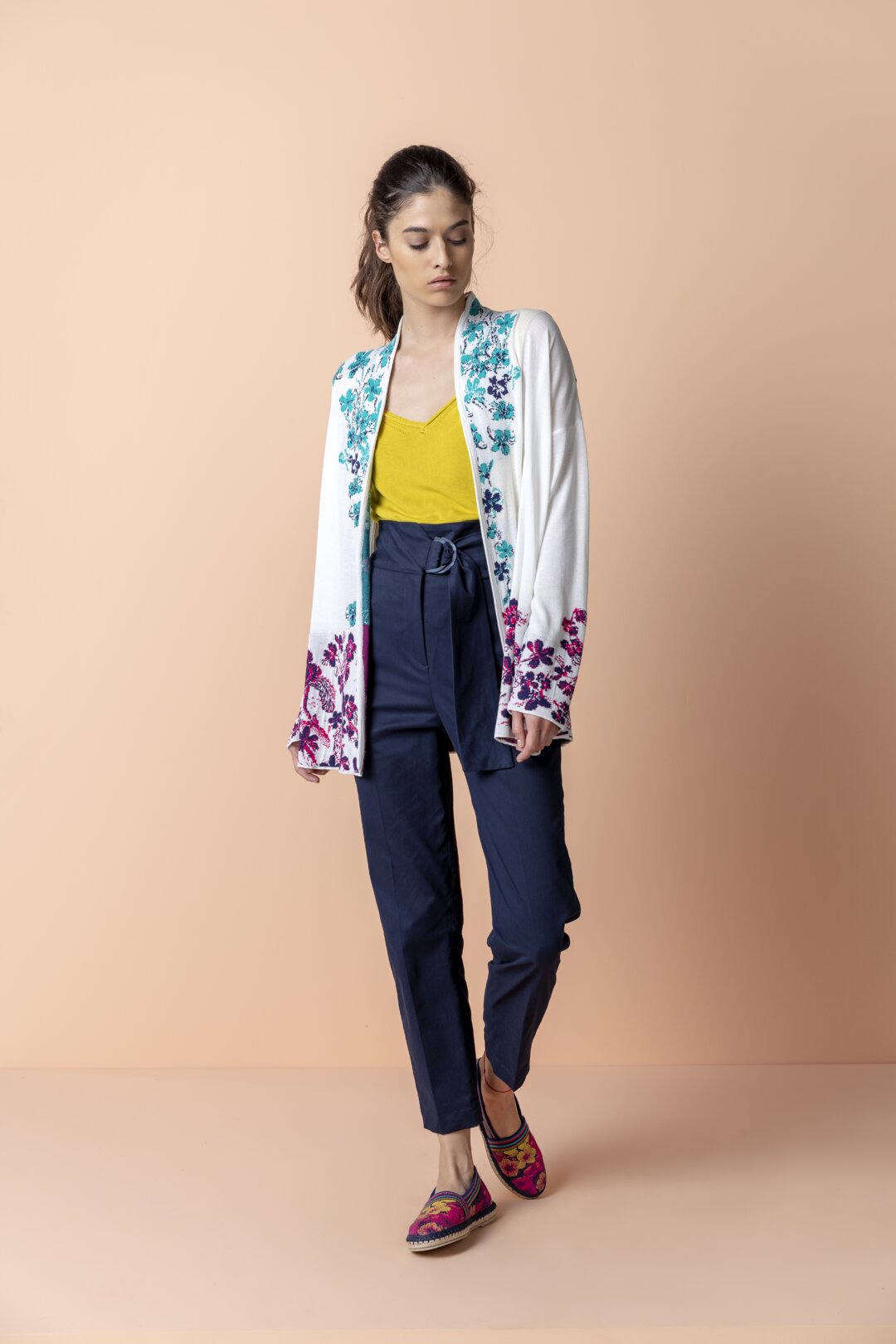 Cardigan, Intarsia Pattern