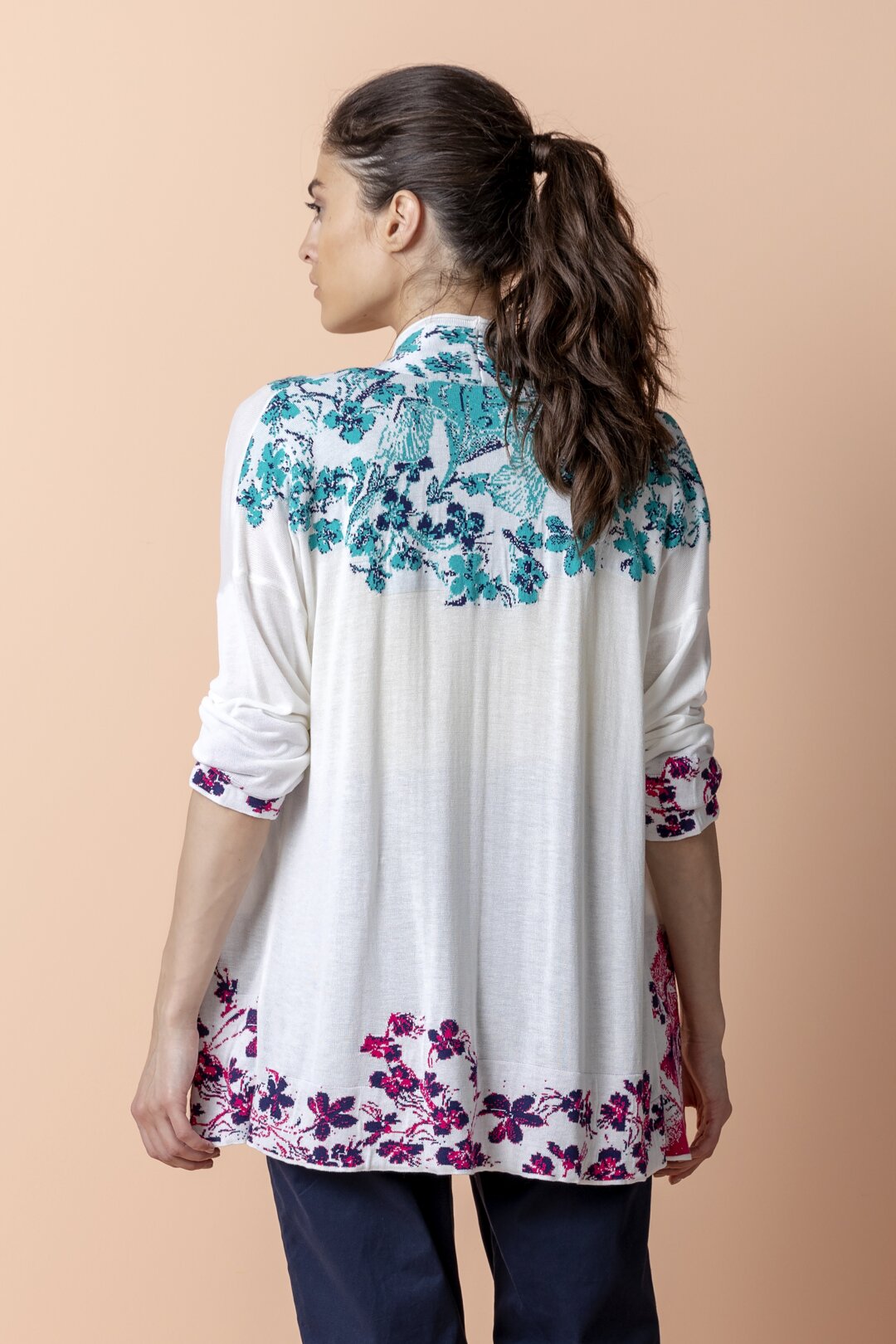 Cardigan, Intarsia Pattern
