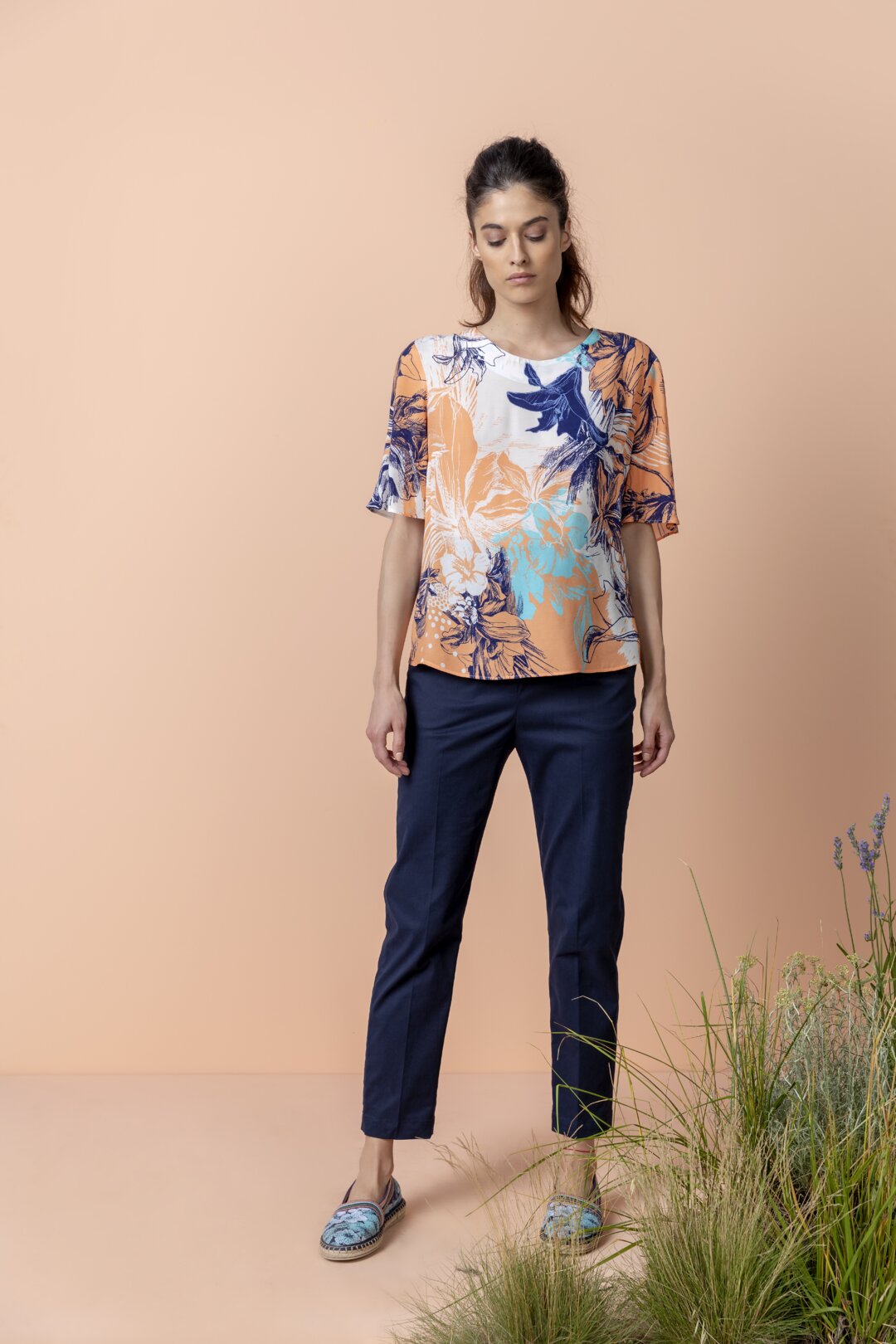 Tunic, Floral Pattern