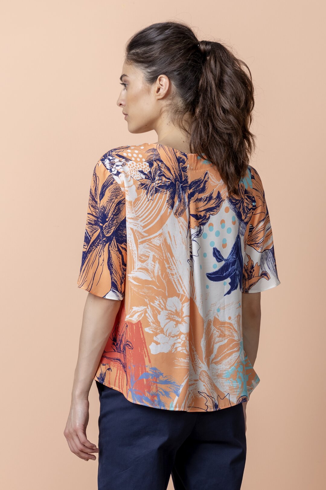 Tunic, Floral Pattern