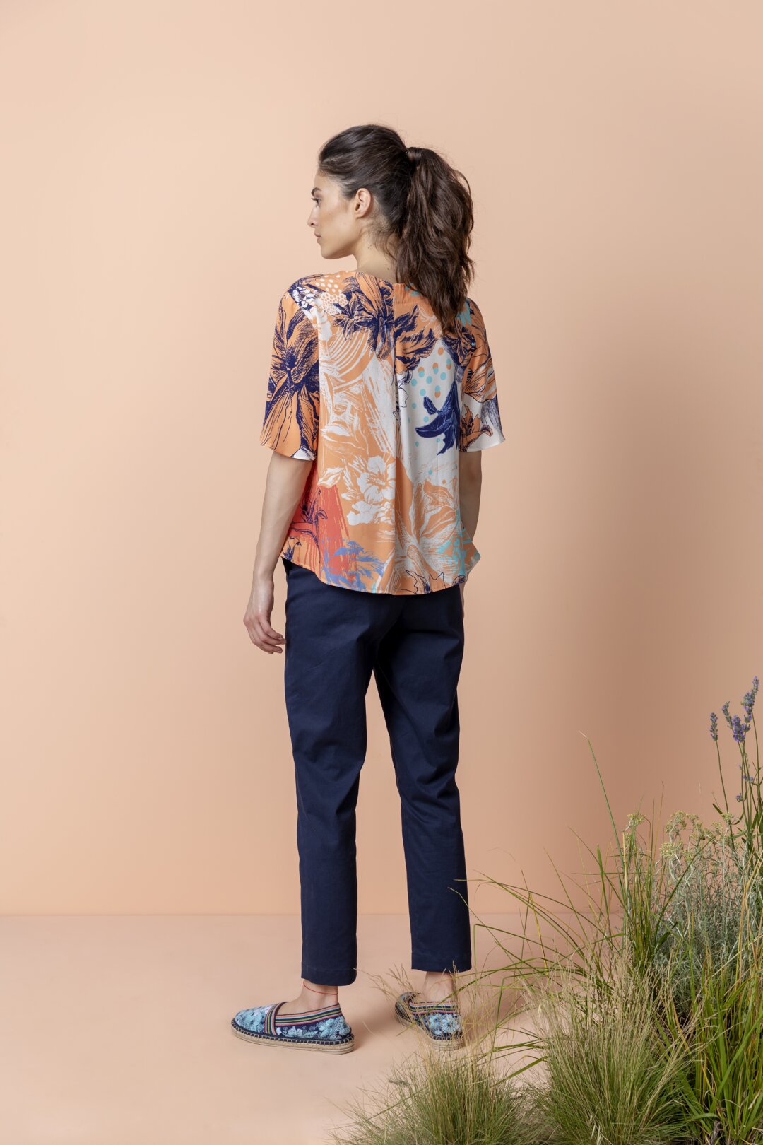 Tunic, Floral Pattern