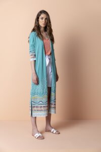 Coat, Intarsia Pattern