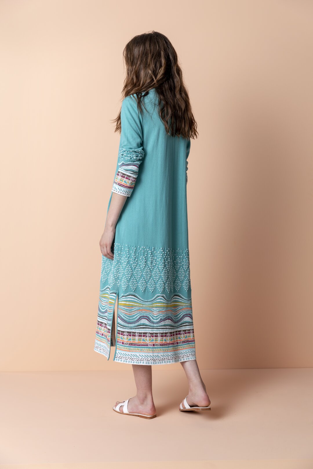 Coat, Intarsia Pattern
