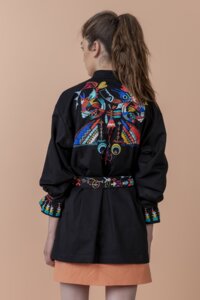 Field Jacket With Embroidery