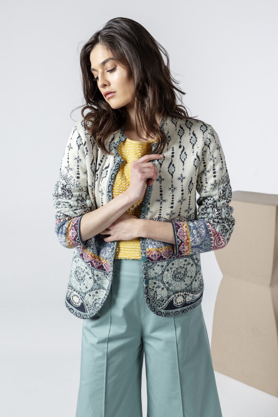 Jacket, Jacquard Pattern