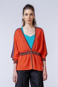 Cardigan, Intarsia Pattern