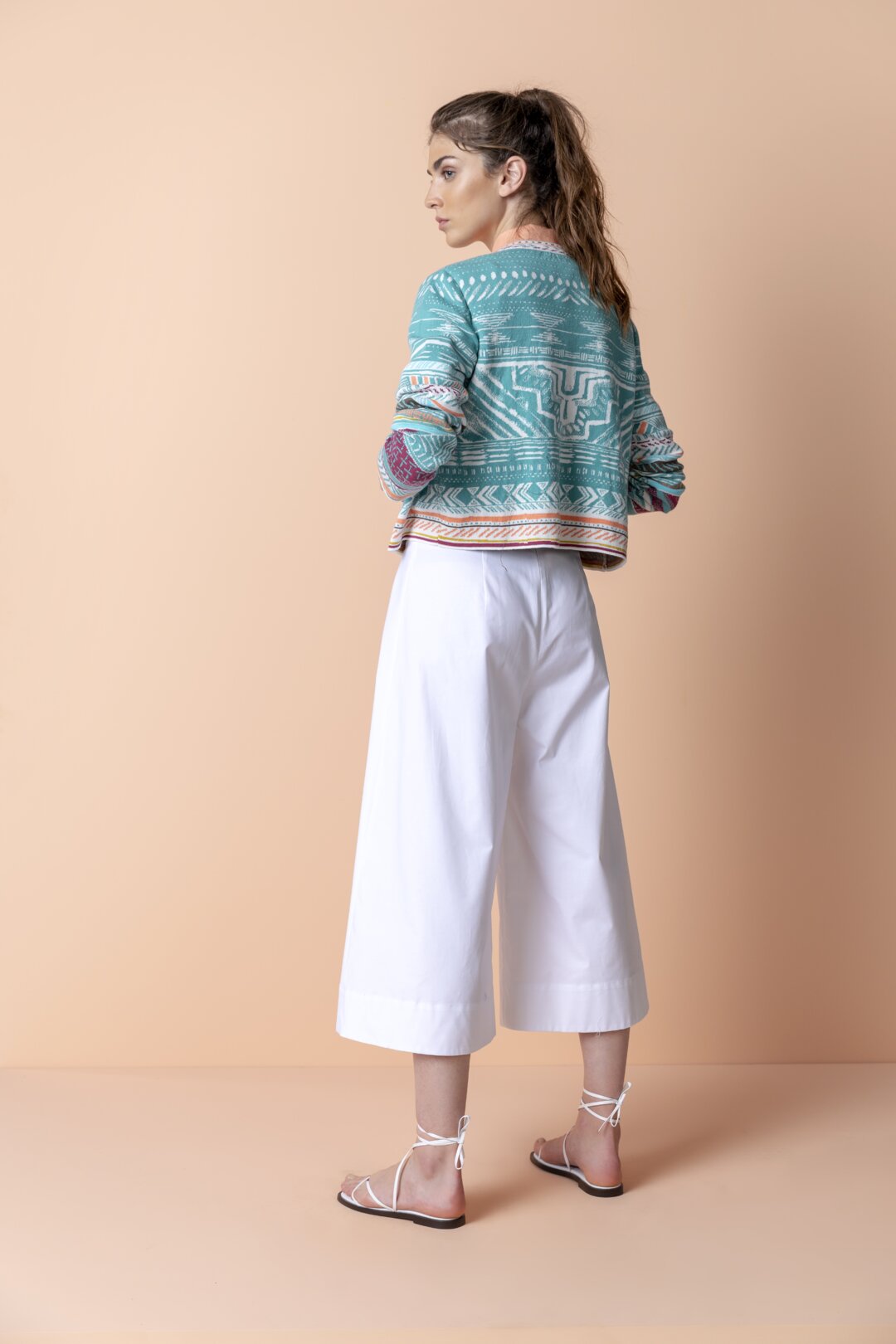 Cardigan, Geometric Pattern